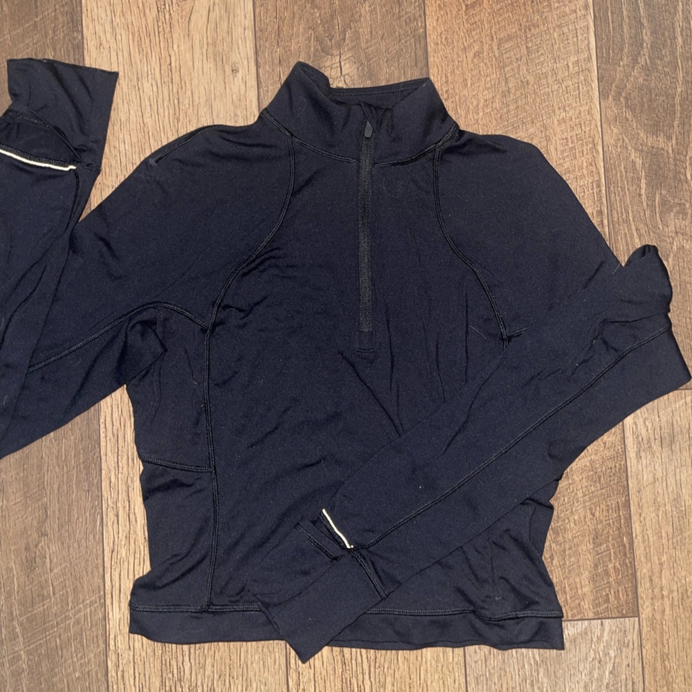 Lululemon It’s Rulu Run cropped 1/2 zip